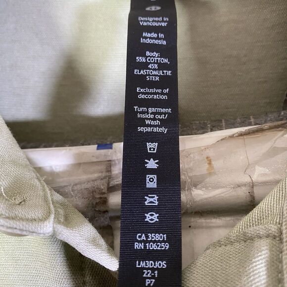 Lululemon Men's Large Commission Long-Sleeve Shirt Enzyme Dye Green  LM3DJOS - Picture 6 of 14